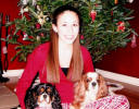 Christmas at Lorussos blen and tri with girl